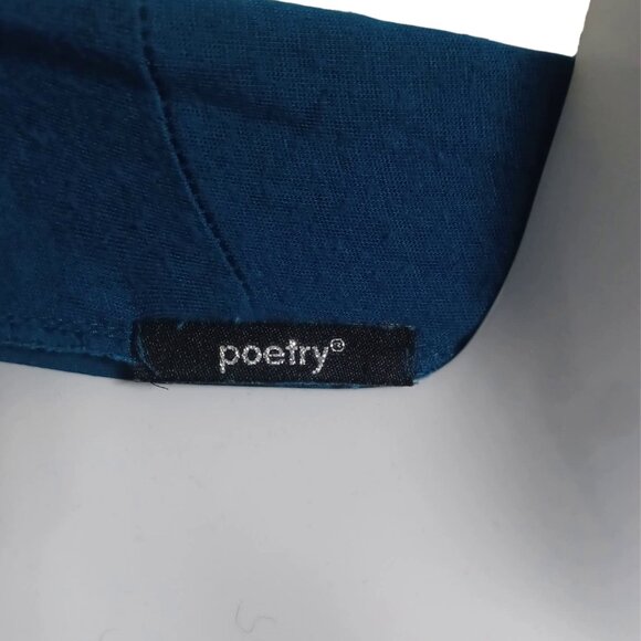 Sleeveless Draped Open Cardigan - Picture 4 of 4